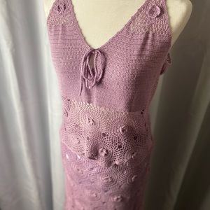 BETTE PAIGE 2 piece cotton crochet outfit.